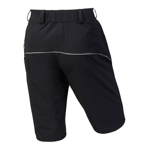 Men's black mtb shorts BAS CROCODILE