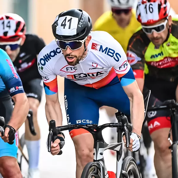 Andrea Casadei bei der Social Ride Nalini von IBF