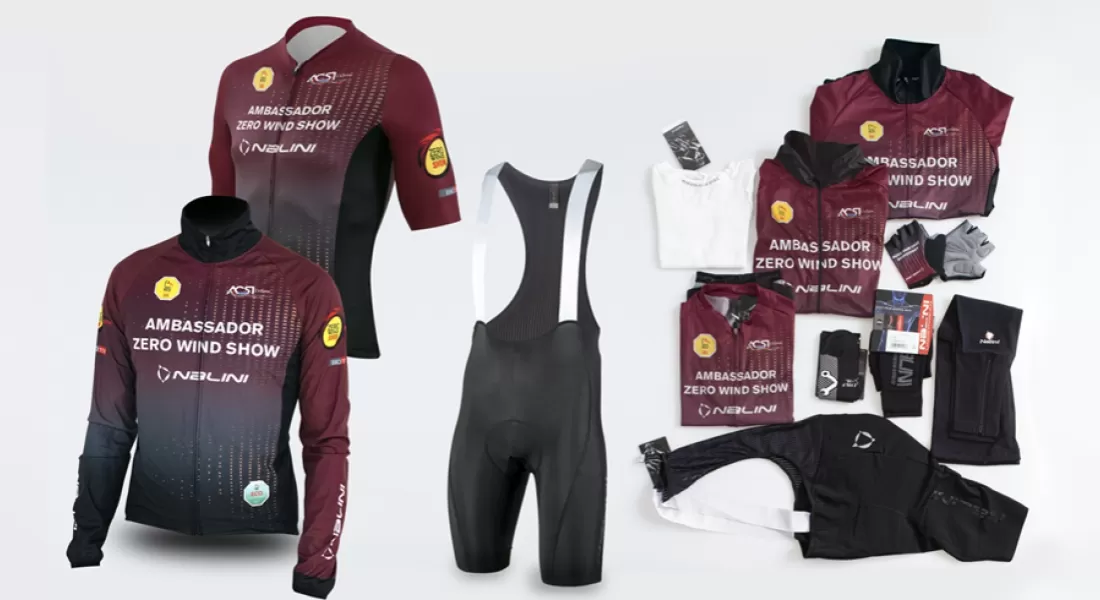 NALINI FIRMA LA DIVISA AMBASSADOR ZWS2020 CON TESSUTI ECO ZEROWIND®
